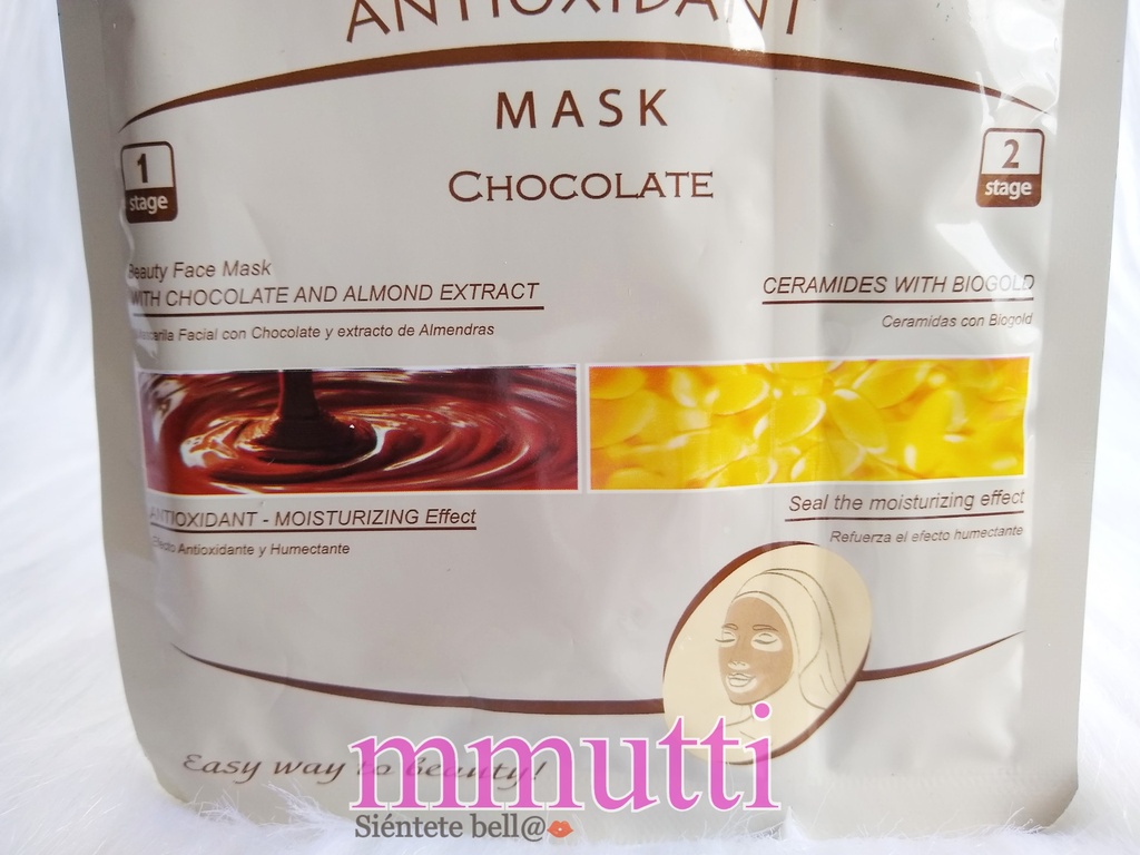 Mascarilla Velo Chocolate/Almendra + Ceramidas Con  Biogold DIZAO