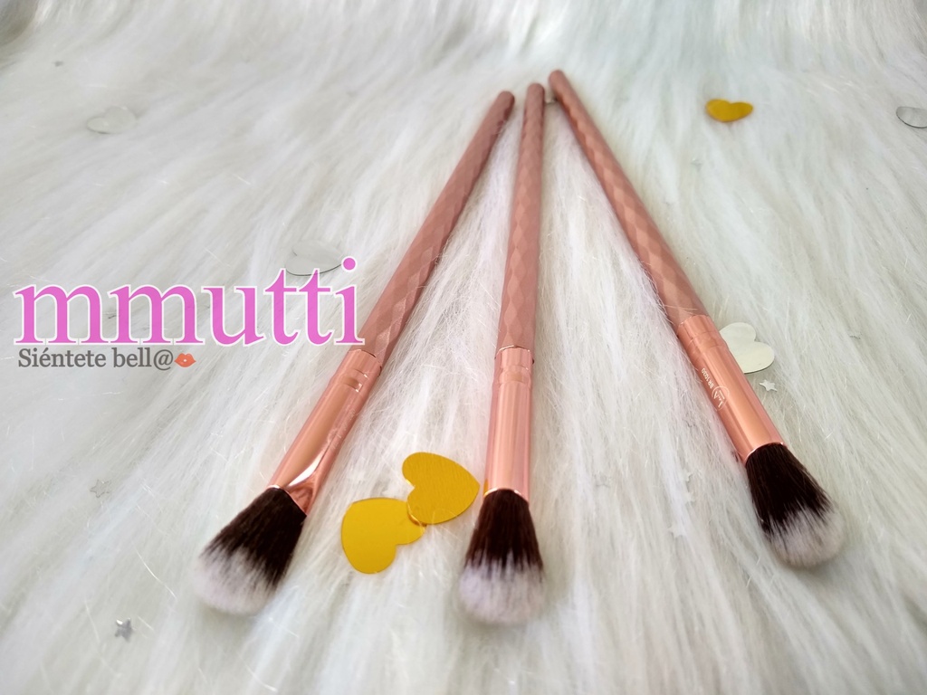 Brocha de Difuminar Larga Gold Rose LA BRUSHES