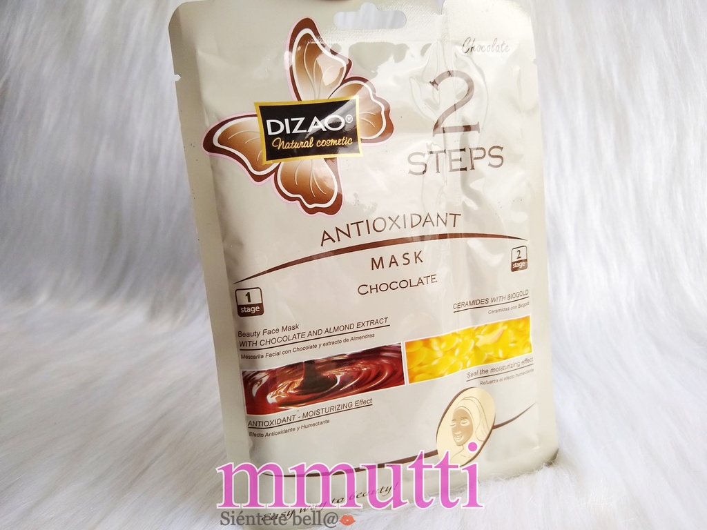 Mascarilla Velo Chocolate/Almendra + Ceramidas Con  Biogold DIZAO