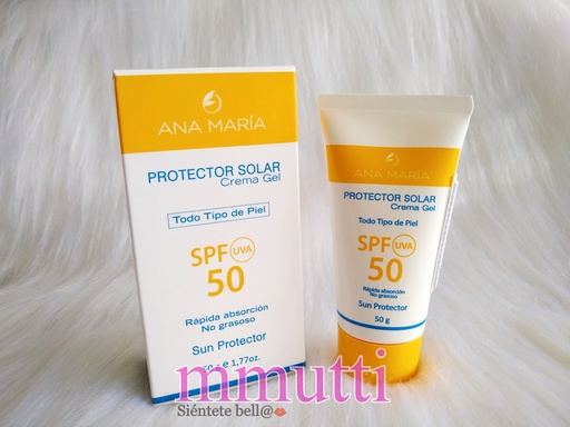 Protector Solar Crema Gel Ana Maria