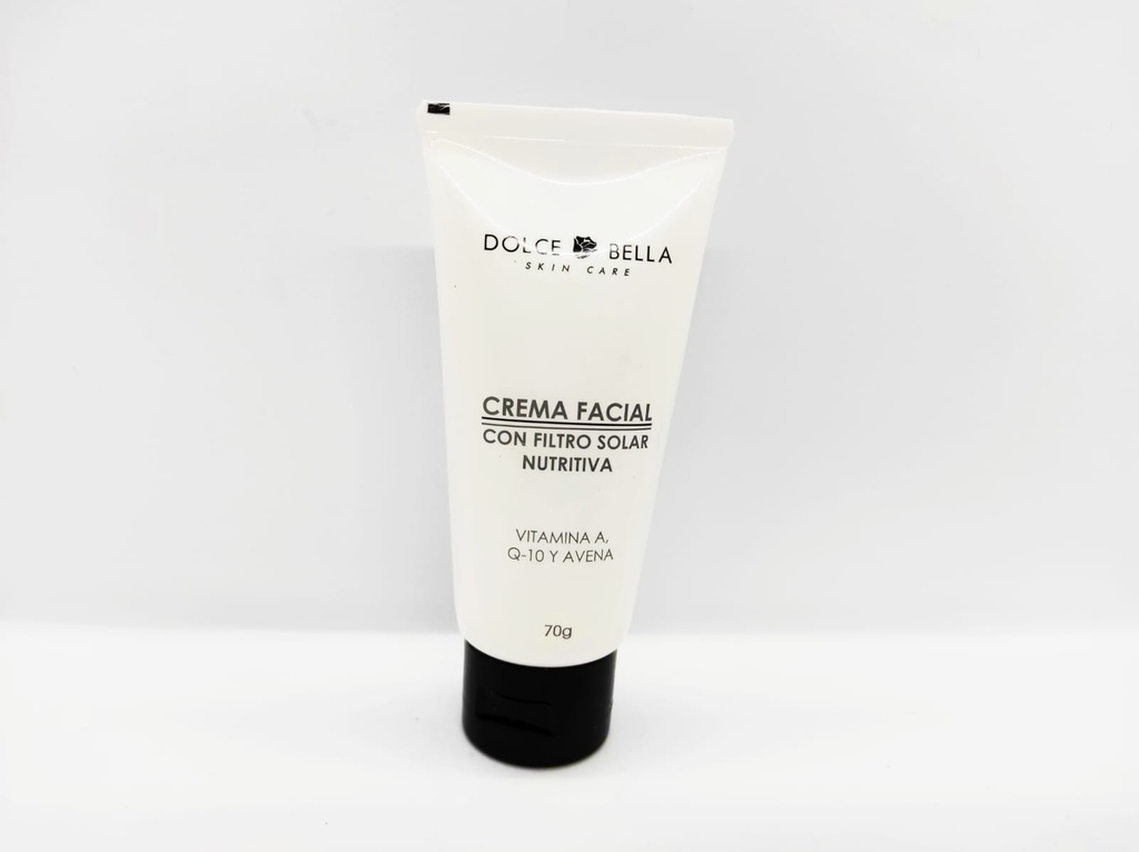 Crema Facial Con Filtro Solar Nutritiva - Dolce Bella