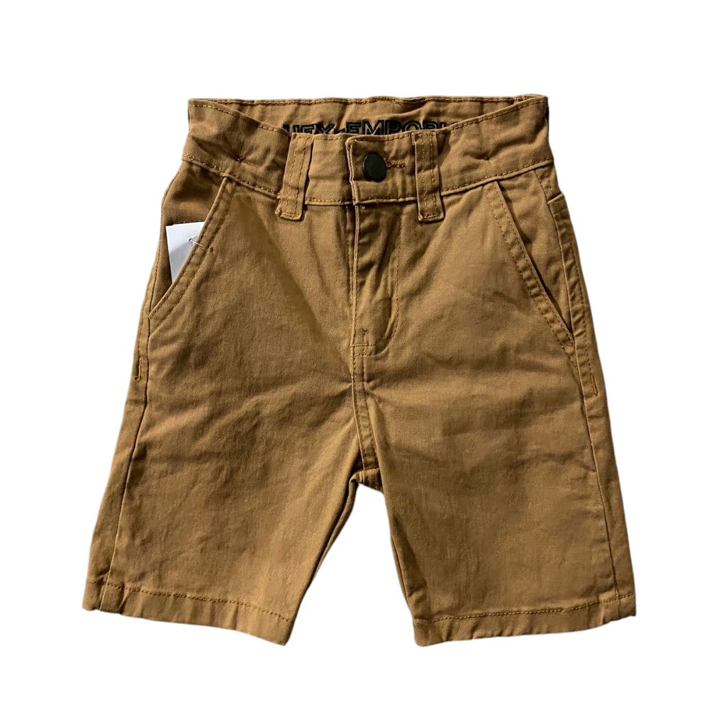 Bermuda Drill Color Camel de Niño - UFX