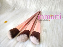 [ACCLABRBR1024] Brochas de Rubor y Contorno Gold Rose LA BRUSHES