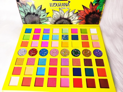 Paleta De Sombra y Glitter Girasoles LUDURANA