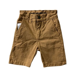 [ROP0UFXBENIODRILL] Bermuda Drill Color Camel de Niño - UFX